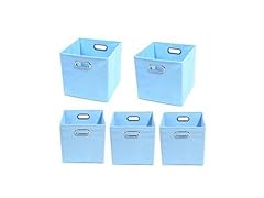 5-Pc Small Bin Bundle - Light Blue