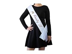 Finally 21 Birthday Sash
