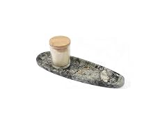 Natural Marble Vanity Tray, 16.6"x4.6"