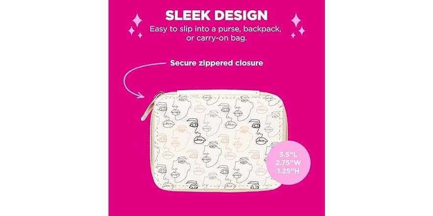 Pilla Case Miamica Pill Case 8-Day Beige