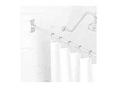 Signature Hardware 466740 60" Straight Brass Shower Rod
