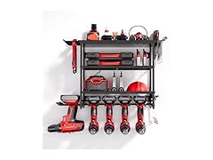 Dixiao 4 Layer Wall Mount Power Tool Organizer