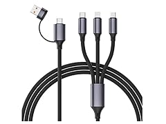 3P Experts Bold Dual 4-n-1 Charging Cable