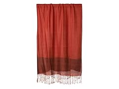 Tara 100% Silk Scarf Red/Orng