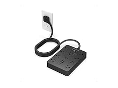 TESSAN 10ft Power Strip (10 Outlets, 3 USB)