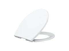 OUTLANE Round Toilet Seat, Soft Close Toilet Seat
