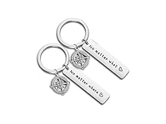 Compass Best Friend Keychain Set