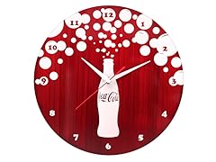 Coca-Cola® Brushed Metal Wall Clock