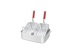 FIRERIOT 18QT Aluminum Deep Fryer Pot with Baskets