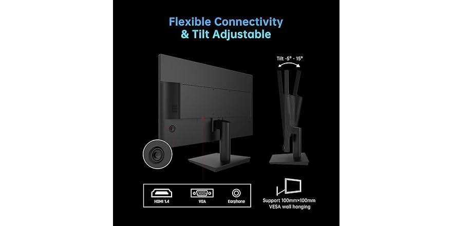 KTC 24" Full HD Monitor – Crisp Display & Smooth Performance - Image 4