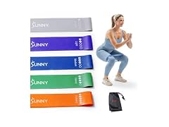 Sunny Health & Fitness 5-Level Resistance Loop Set