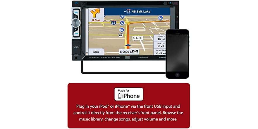 Dual Electronics XNAV267BT 6.2-inch LED