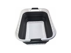SAMMART 42L (11 Galloons) Collapsible Plastic Laundry Basket