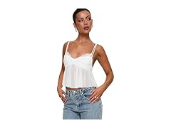 Princess Polly Corella Mesh Bustier Crop Top