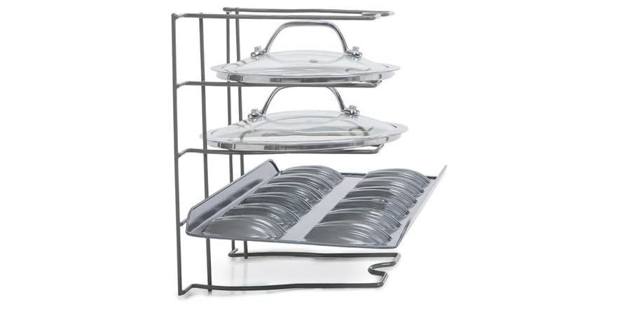 Smart Design Bakeware & Lid Storage Rack