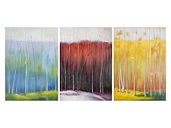 Forest Rainbow Triptych Wall Art