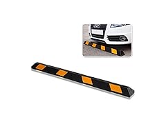 Zone Tech TS0008 Heavy Duty Rubber Parking Curb – 72” Blac