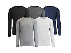 5PK Mens L/S Classic Thermal Shirts