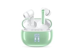 HUIFU Green Wireless Earbuds