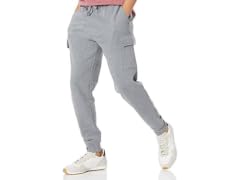 Amazon Essentials Fleece Relaxed-Fit Joggers (L)