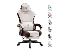 Dowinx Brown Chair with Footrest, Brown