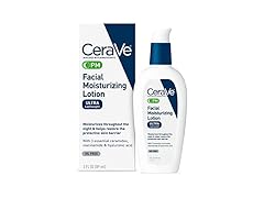 CeraVe PM Facial Moisturizing Lotion, 2 Pack