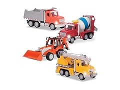 Driven by Battat – 4-Pack of 7 Toy Trucks