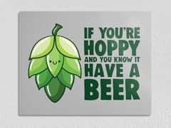 Hoppy 11" x 14" Metal Poster