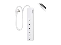 GE 6-Outlet 3ft. Surge Protector