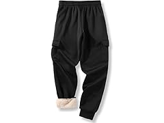 Men’s Sherpa Lined Cargo Sweatpants