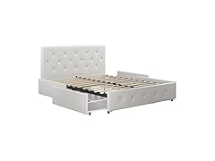 DHP Dakota Upholstered Platform Bed with Underbed