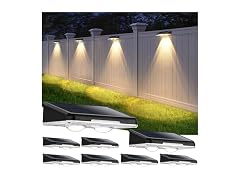 Brightever Solar Fence Lights 8-Pk