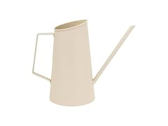 Metal Watering Can, 8.25" Tall, Almond
