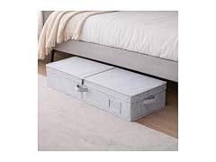 Under Bed Storage Bag with Zipper Closure & Flip-Top Lid 1-Pack