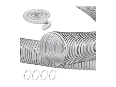 Dust Collection Hose, 4'' x 20', Thickened PVC