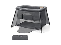 ELEMARA 2 in 1 Baby Travel Crib Easy-Set Up