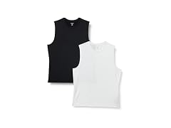 Amazon Essentials Men (S) Tech Strech Tank White