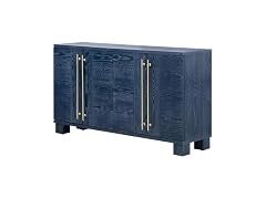Traditional Sideboard, Adj Shelves, Navy
