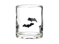 Old Fashioned Icon Handblown Cocktail Glass, 14-Ounce, Bats