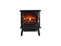 MEGAWISE Electric Fireplace Stove Black