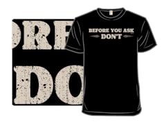 Before You Ask
