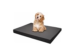 Dogbed4less Memory Foam Dog Bed 42X28X3 Space Gray