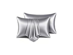 CloudCoz Satin Pillowcases Queen 2 Pack