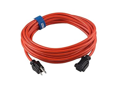 $9.99 Clear Power 25ft 16/3 SJTW Outdoor Extension Cord dealfomo