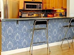 Polynesian Damask Ultra Marine Tiles