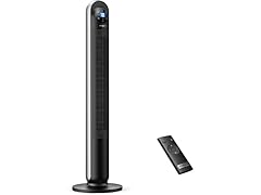 PARIS RHONE Tower Fan, 43 inch, Gray