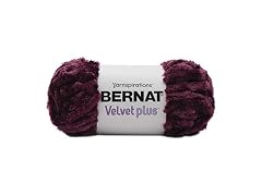 Bernat Yarn Velvet Plus Burgundy Plum