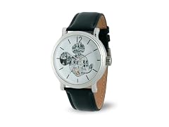 Disney Mickey Mouse Watch for Men, Silver Case