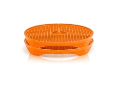 Borner by Reston Lloyd 2pc Crispymaker, Microwave Chip Maker, Orange