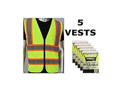 25PK Worktex Economy Class 2 Two-Tone Mesh Safety Vest